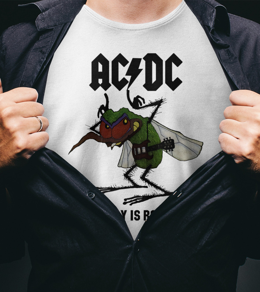 Acdc The Fly Is Rockin' T-Shirt