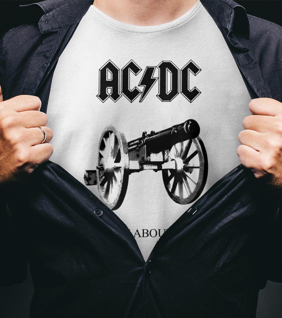 Acdc For Those About To Rock Cannon T-Shirt