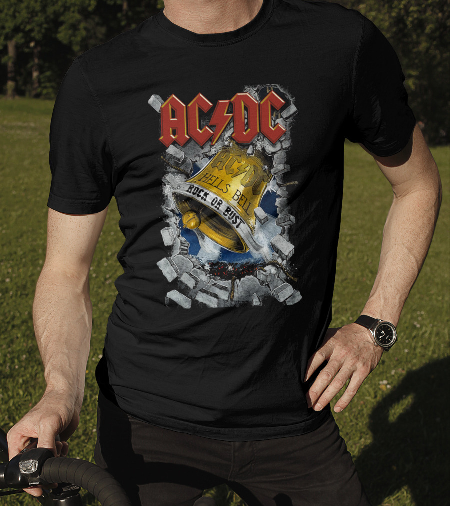 Acdc Hells Bells Rock Or Bust T-Shirt