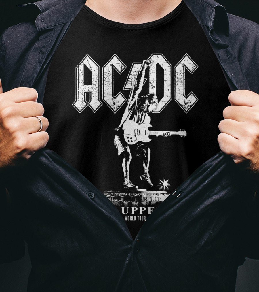 Ac/Dc Stiff Upper Lip World Tour T-Shirt