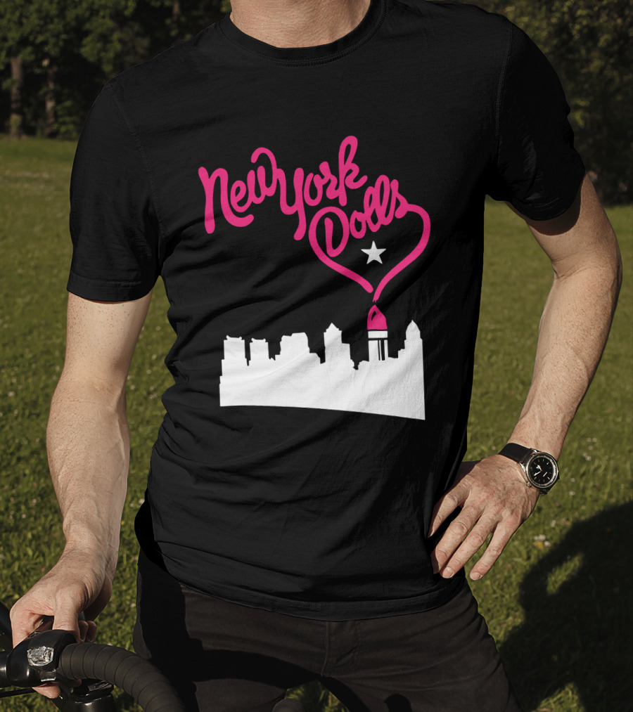 New York Dolls Skyline Star Retro Style T-Shirt