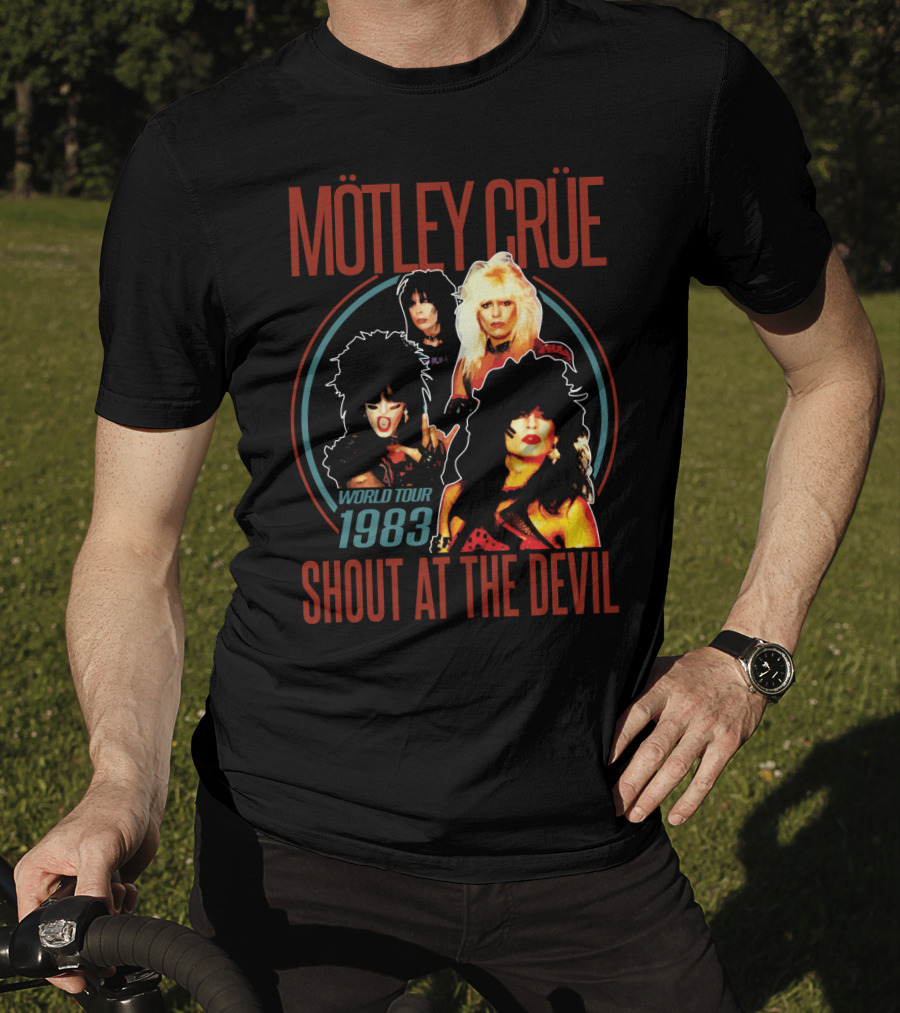 Mötley Crüe Shout At The Devil World Tour 1983 T-Shirt