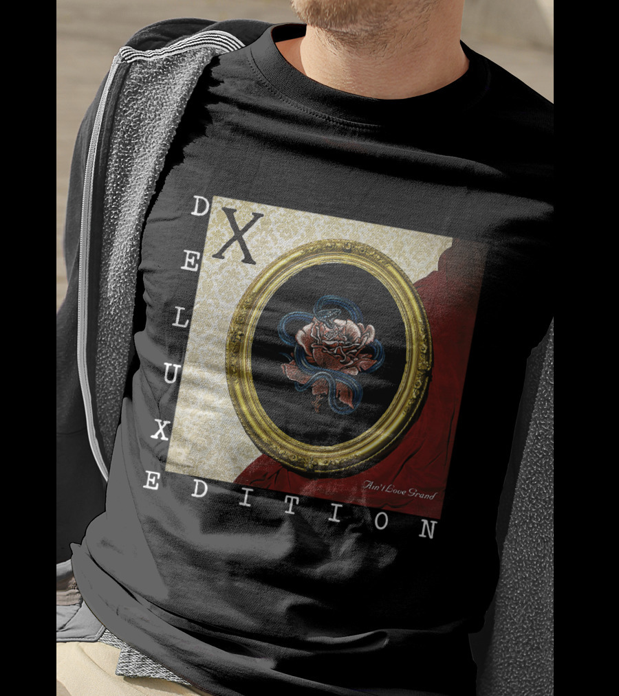 X Deluxe Edition Ain't Love Grand Rose Snake Frame T-Shirt