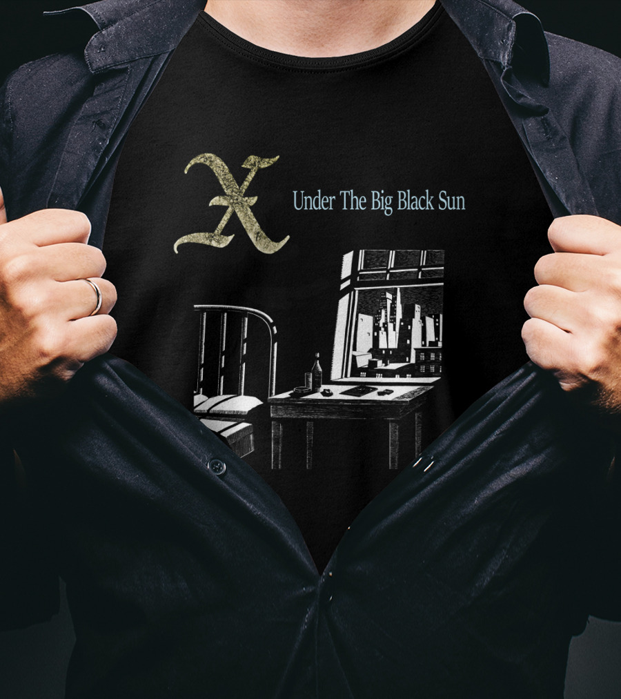 X Under The Big Black Sun Bedroom Scene T-Shirt
