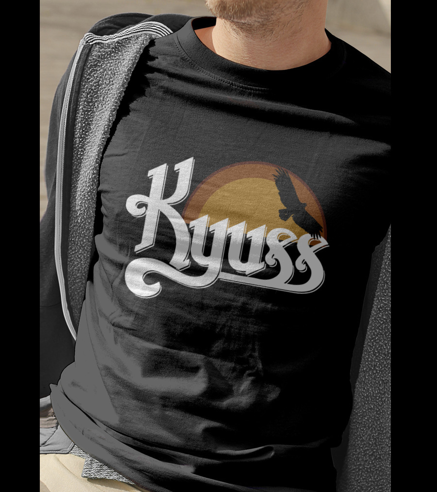 Kyuss Sunset Eagle Silhouette T-Shirt