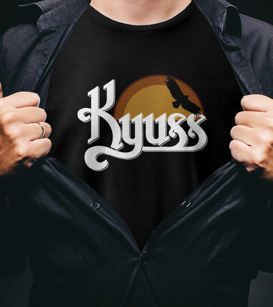 Kyuss Sunset Eagle Silhouette T-Shirt