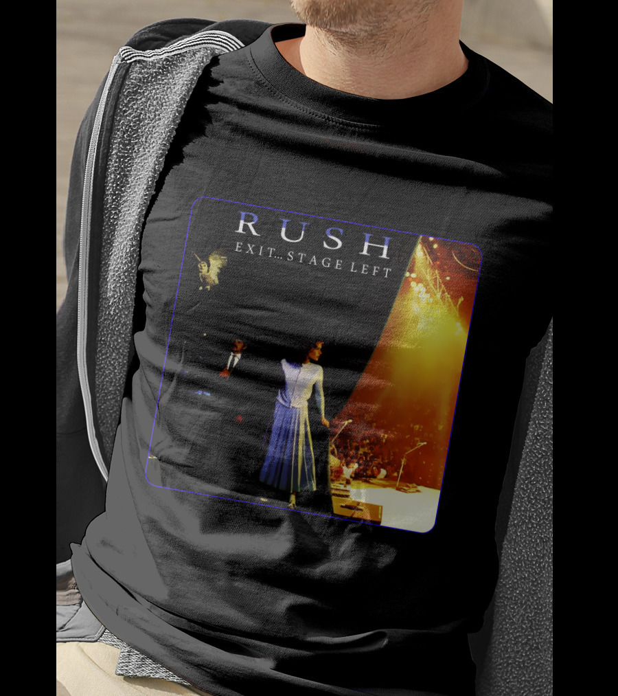 Rush Exit...stage Left Album Cover T-Shirt