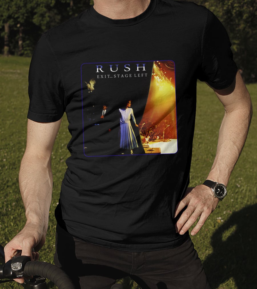 Rush Exit...stage Left Album Cover T-Shirt