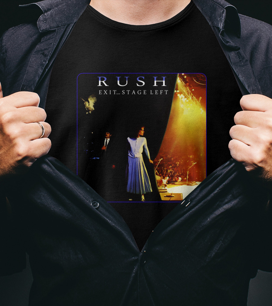 Rush Exit...stage Left Album Cover T-Shirt