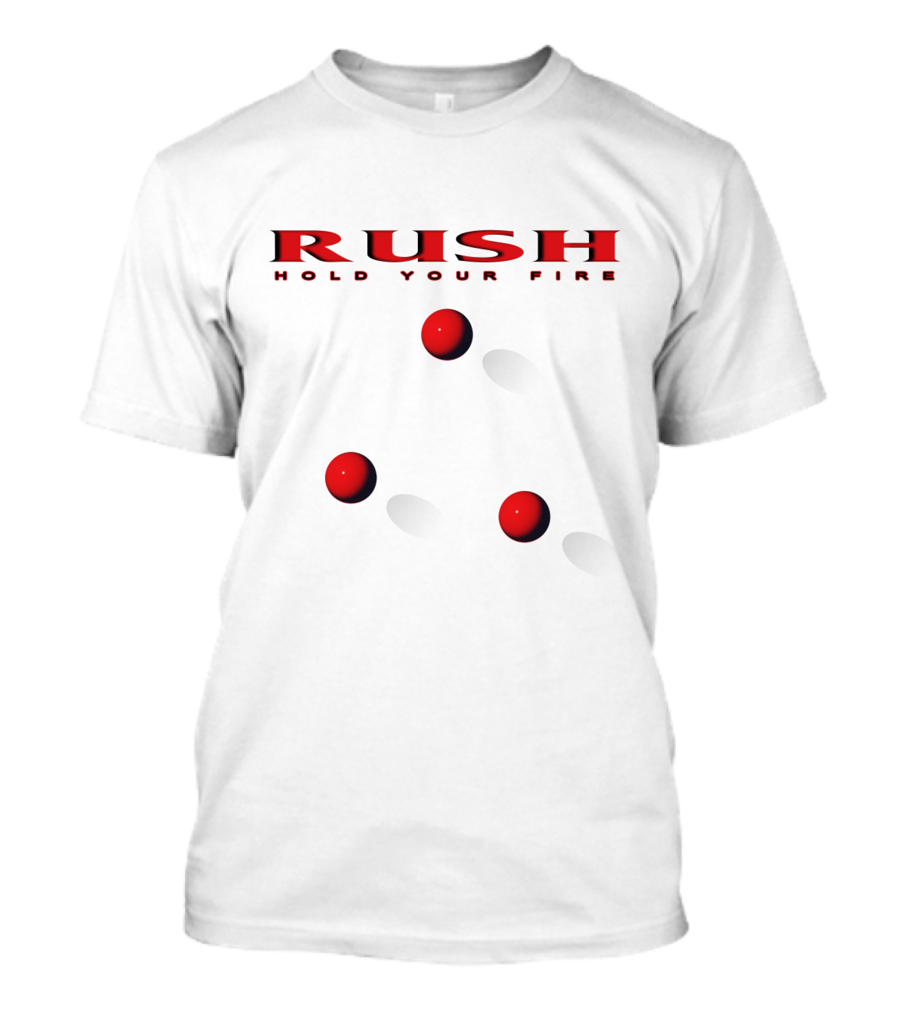 Rush Hold Your Fire 1987 Album T-Shirt