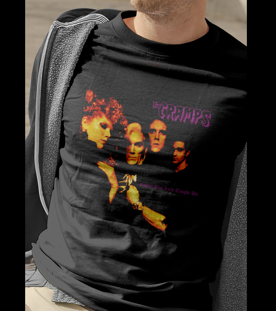 The Cramps Songs The Lord Taught Us Album Cover Tcr T-Shirt