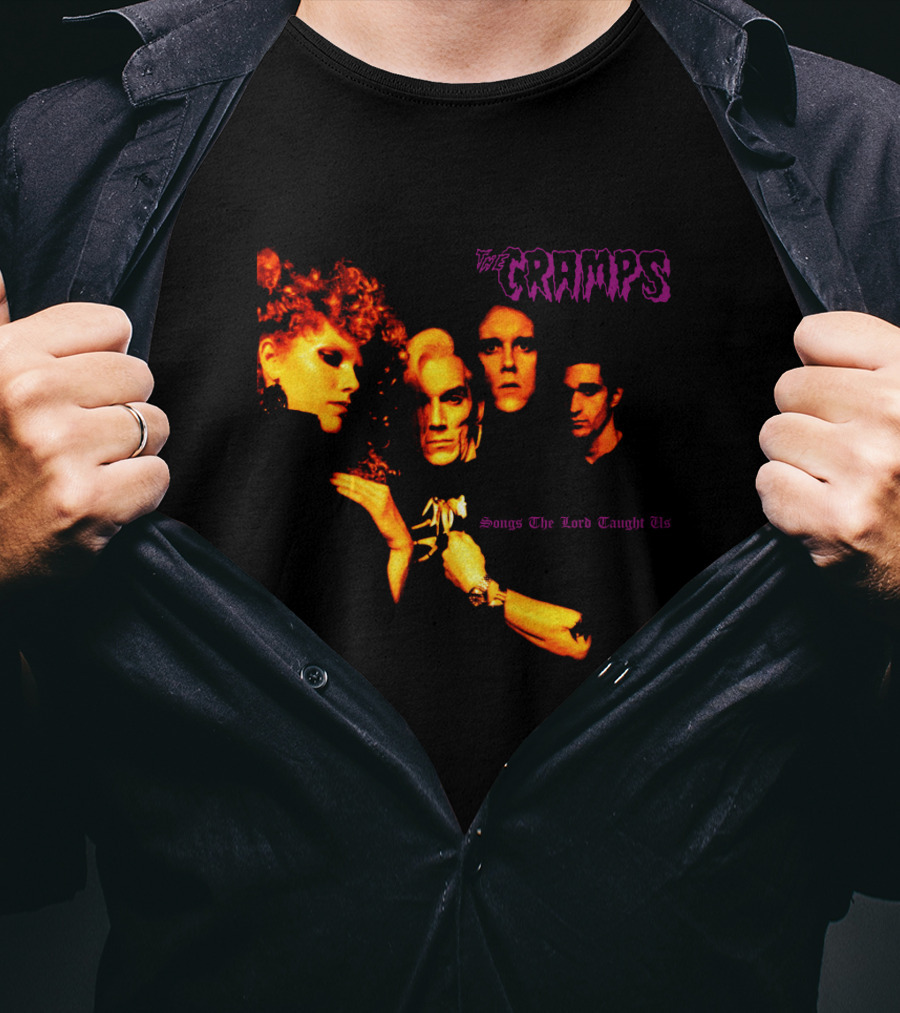 The Cramps Songs The Lord Taught Us Album Cover Tcr T-Shirt