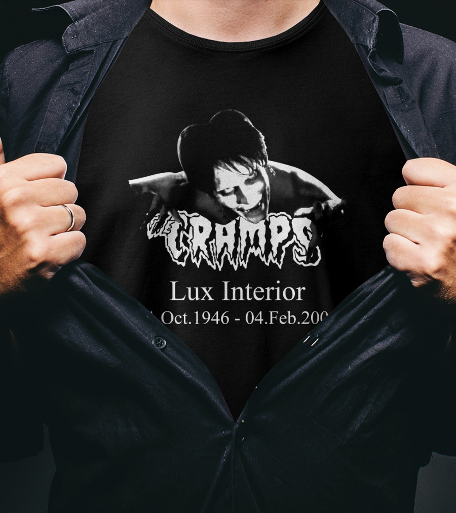 The Cramps Lux Interior Memorial 21.Oct.1946 - 04.Feb.2009 T-Shirt