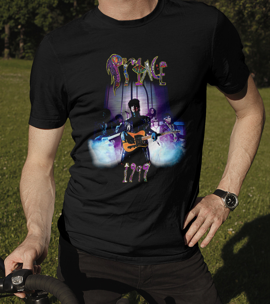 Prince 1999 Album Cover Art Purple Rain Aesthetic T-Shirt