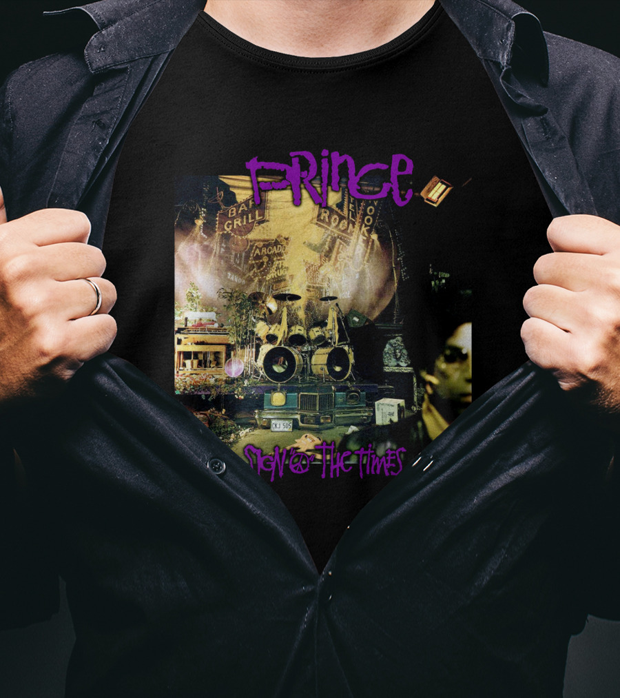 Prince Sign O' The Times Album Art T-Shirt