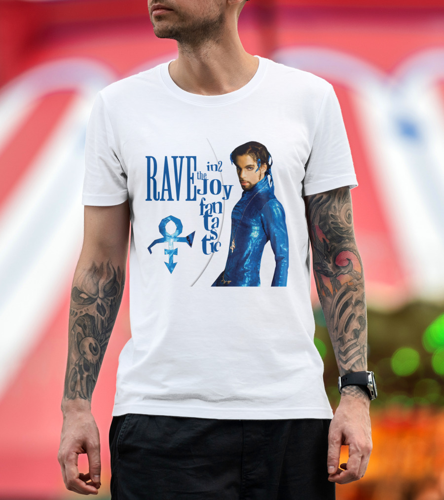 Rave Un2 The Joy Fantastic Prince Symbol Blue Outfit T-Shirt