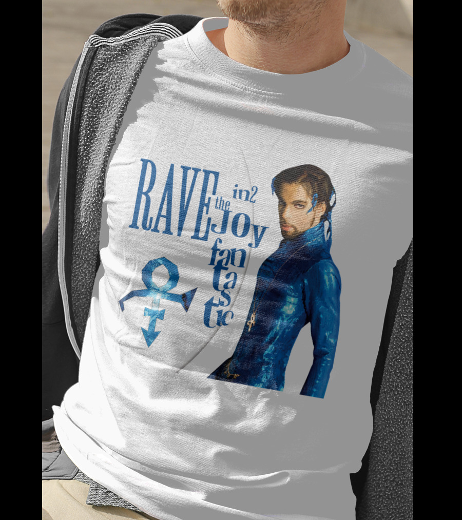 Rave Un2 The Joy Fantastic Prince Symbol Blue Outfit T-Shirt