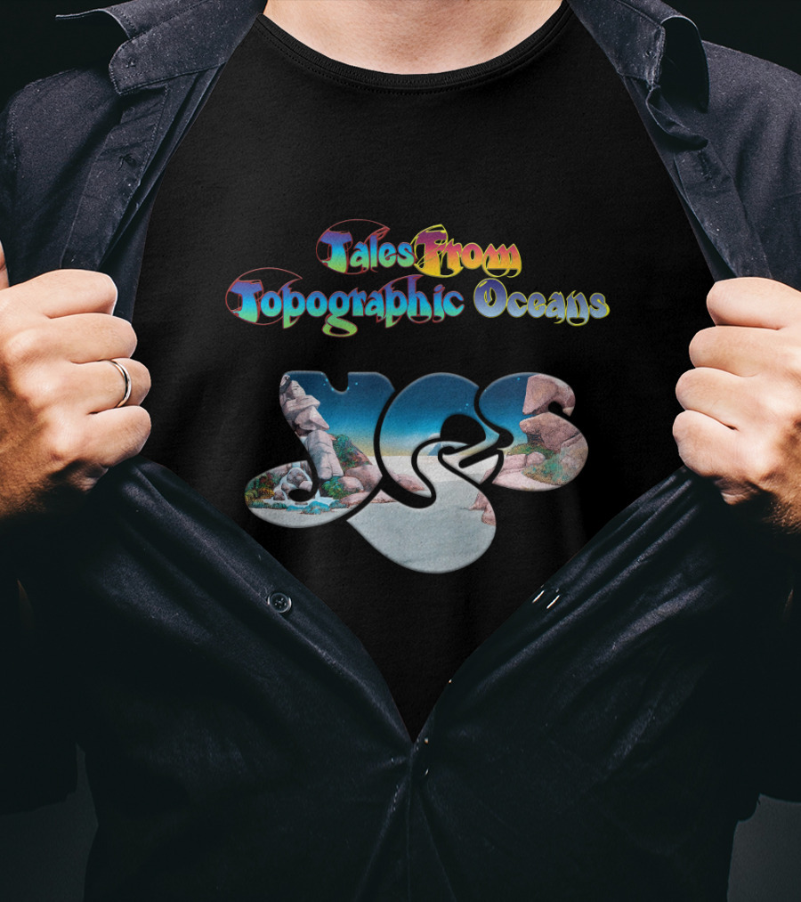 Tales From Topographic Oceans Yes Band Album Art T-Shirt