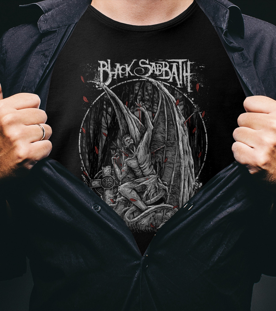 Black Sabbath Fallen Angel Gothic T-Shirt