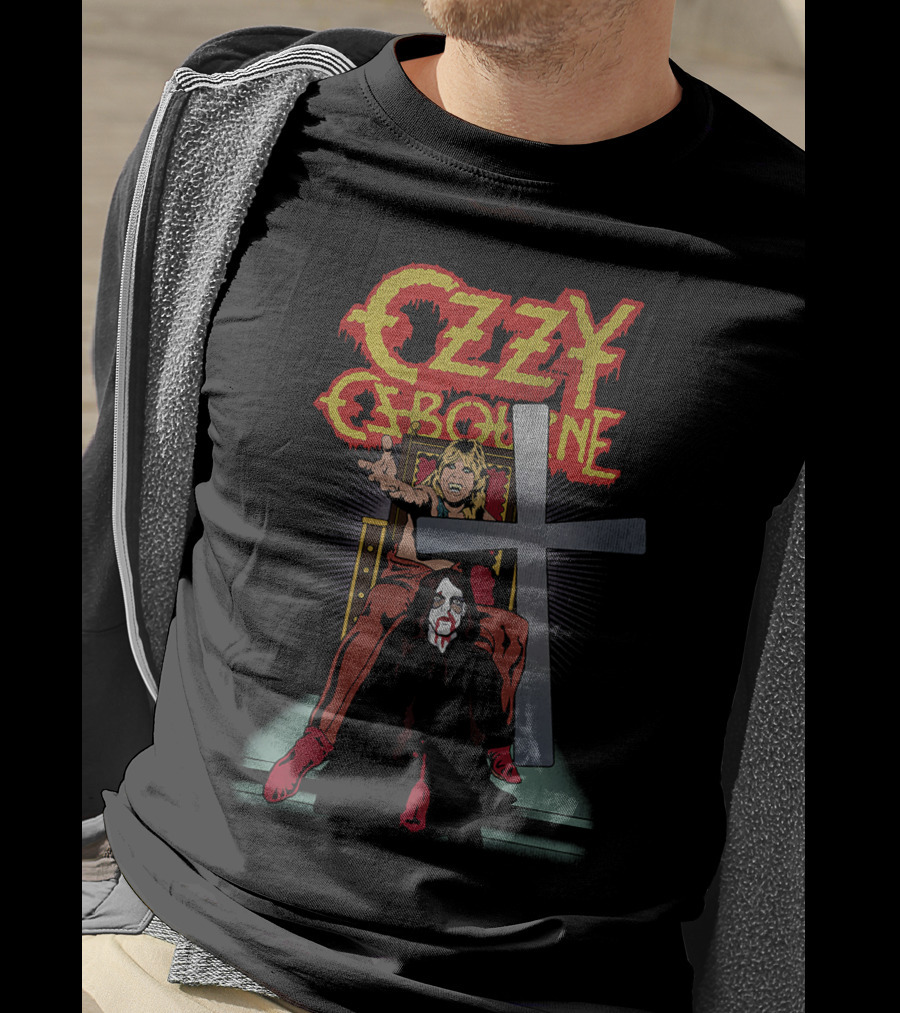 Ozzy Osbourne Throne And Cross T-Shirt