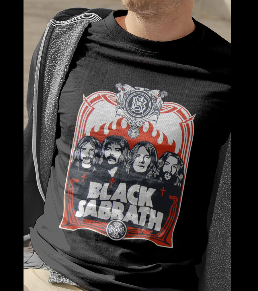 Black Sabbath Band Portrait Bs T-Shirt