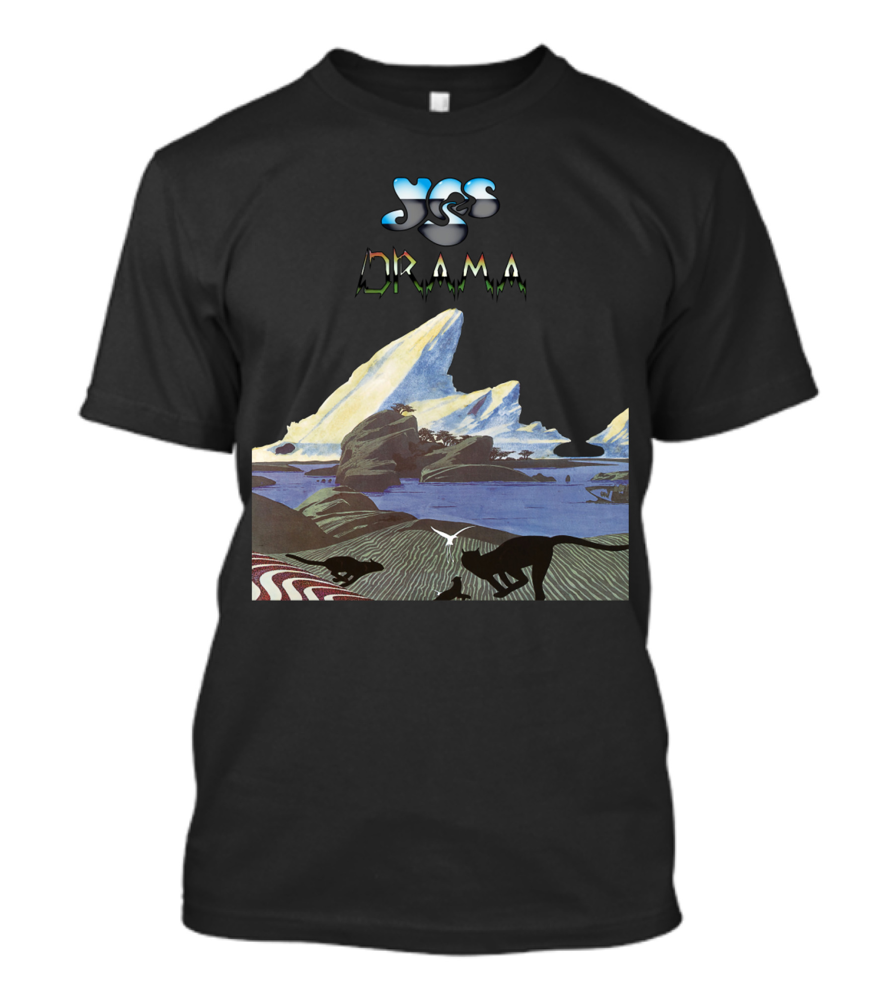Yes Drama Album Cover Art Landscape T-Shirt