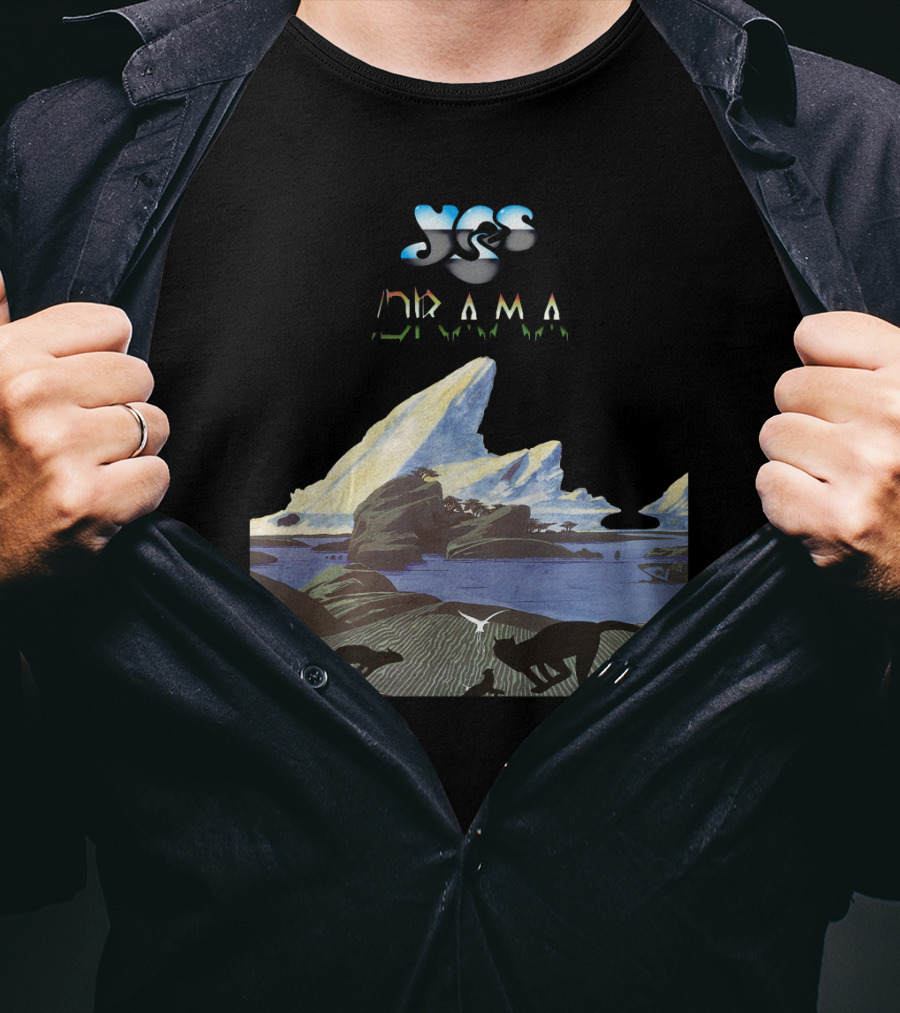 Yes Drama Album Cover Art Landscape T-Shirt