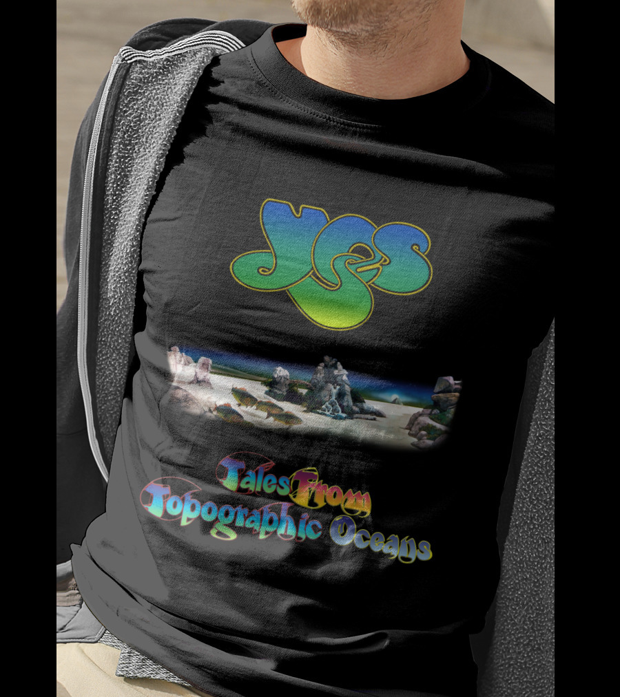 Yes Tales From Topographic Oceans Album Cover Art T-Shirt