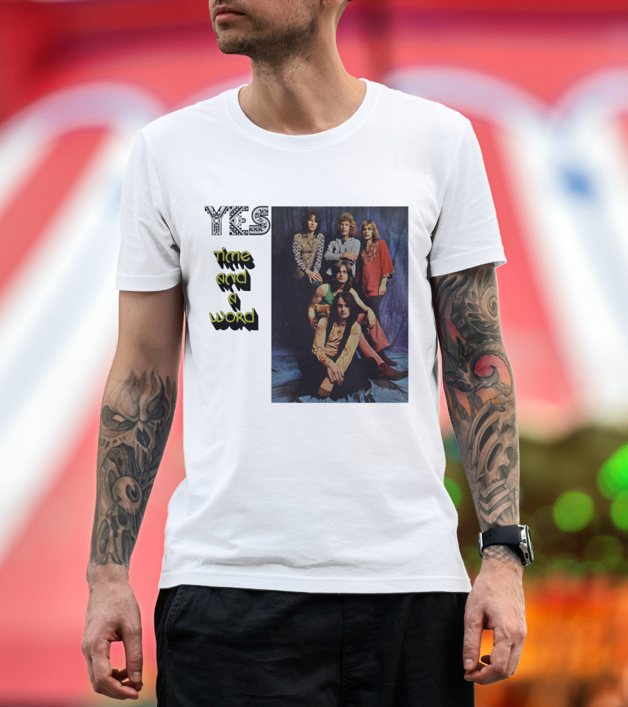 Yes Time And A Word Band Photo T-Shirt