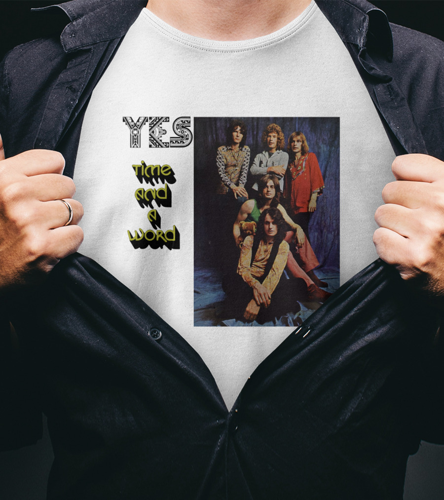 Yes Time And A Word Band Photo T-Shirt