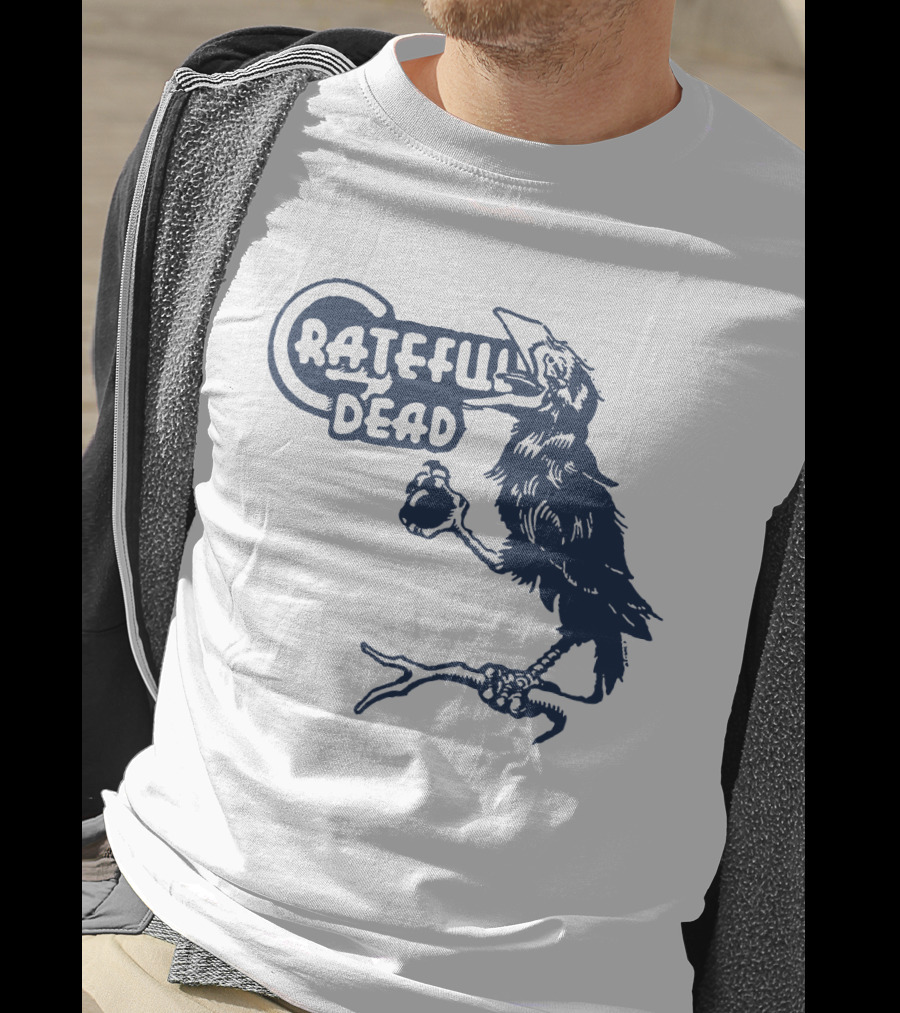 Grateful Dead Crow Holding Heart T-Shirt