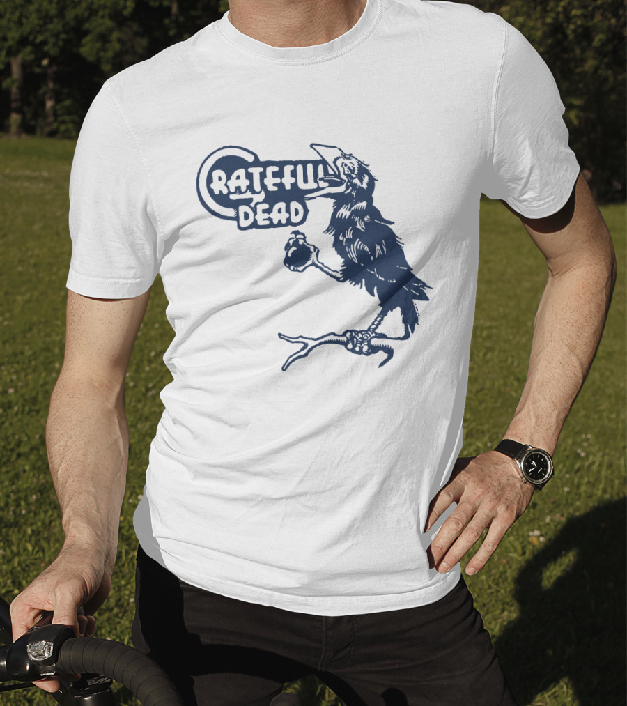 Grateful Dead Crow Holding Heart T-Shirt