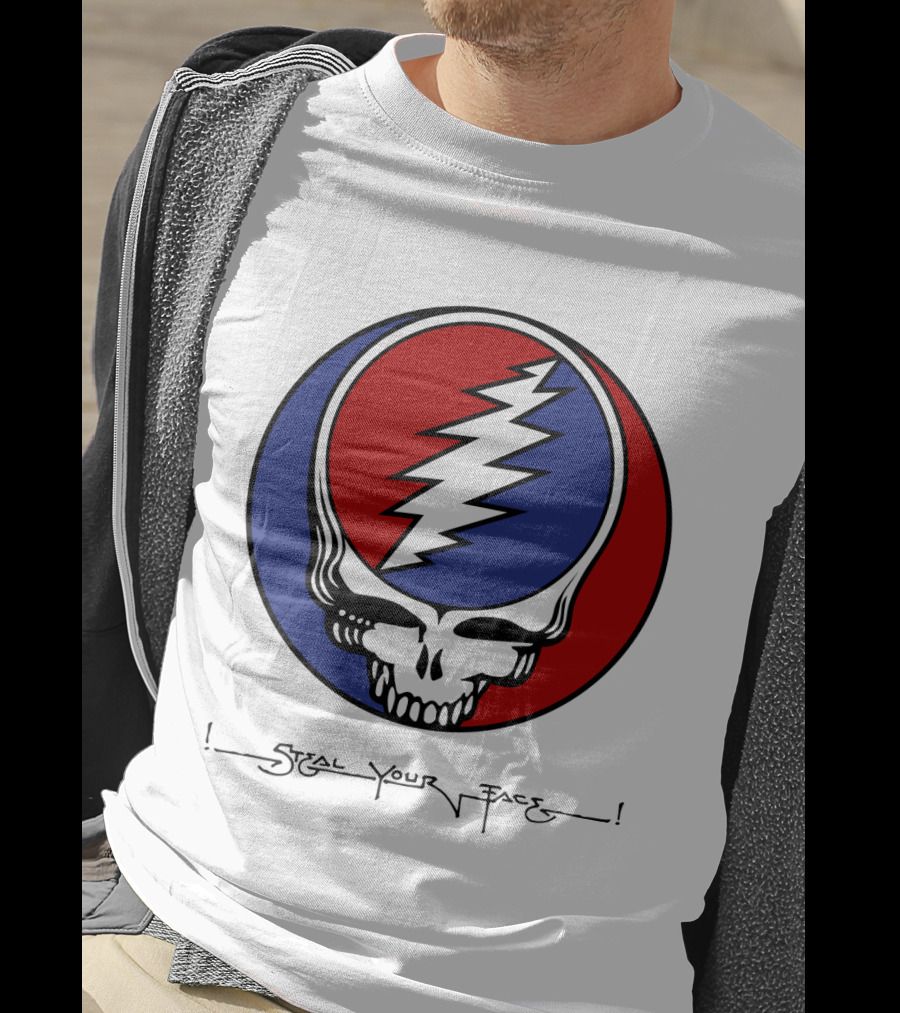 Gd Steal Your Face Skull T-Shirt