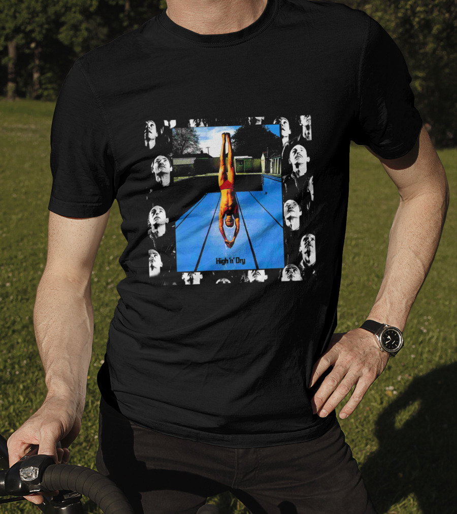 High 'N' Dry Dlp Swimming Pool Diver Photomontage T-Shirt
