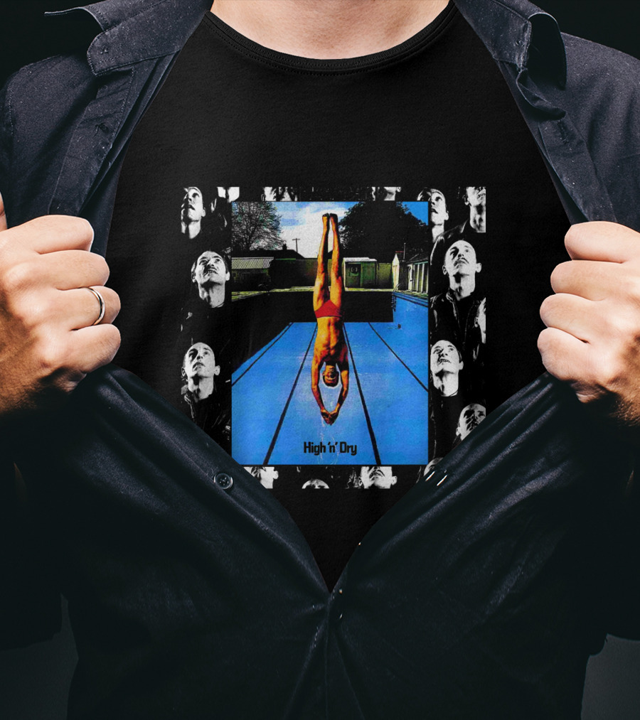 High 'N' Dry Dlp Swimming Pool Diver Photomontage T-Shirt