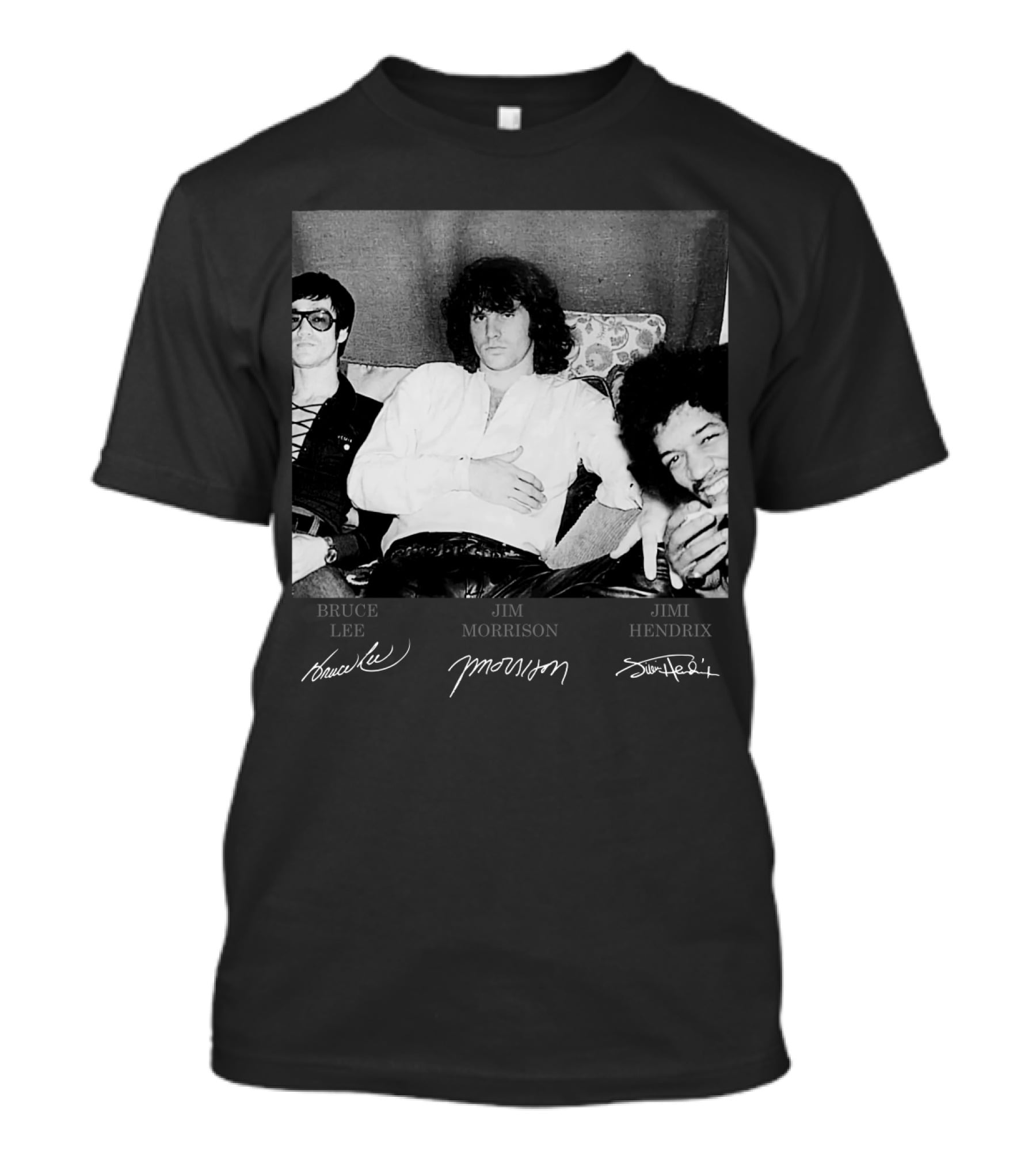 Bruce Lee Jim Morrison Jimi Hendrix T-Shirt