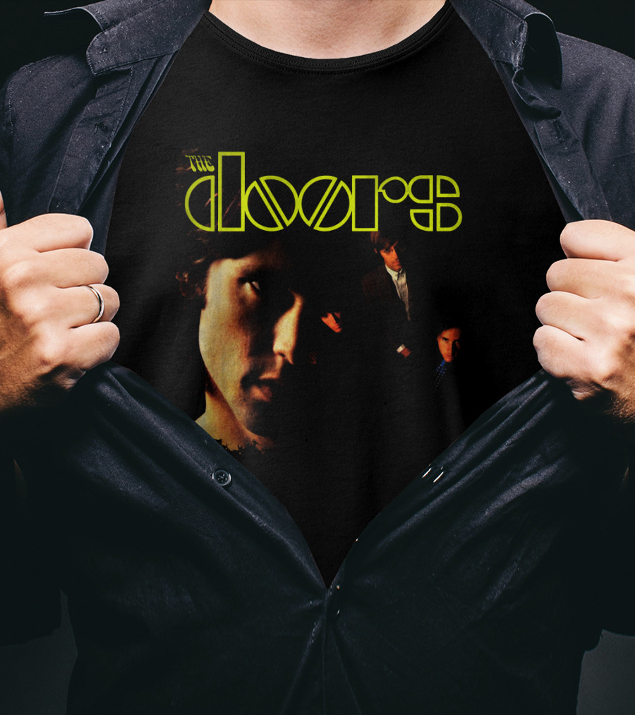 The Doors Band Members Portrait T-Shirt