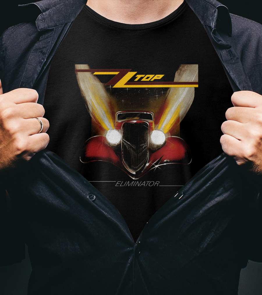 Zz Top Eliminator Car Lights T-Shirt