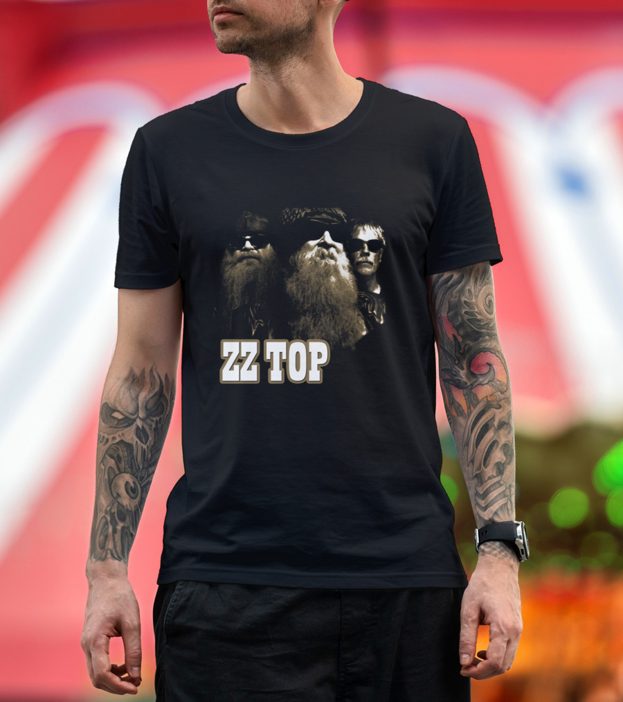 Zz Top Band Portrait T-Shirt