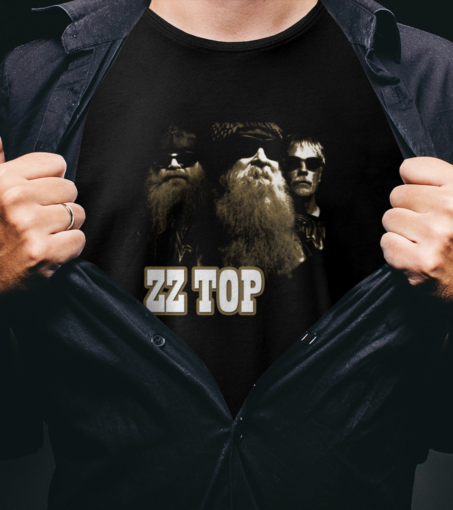 Zz Top Band Portrait T-Shirt