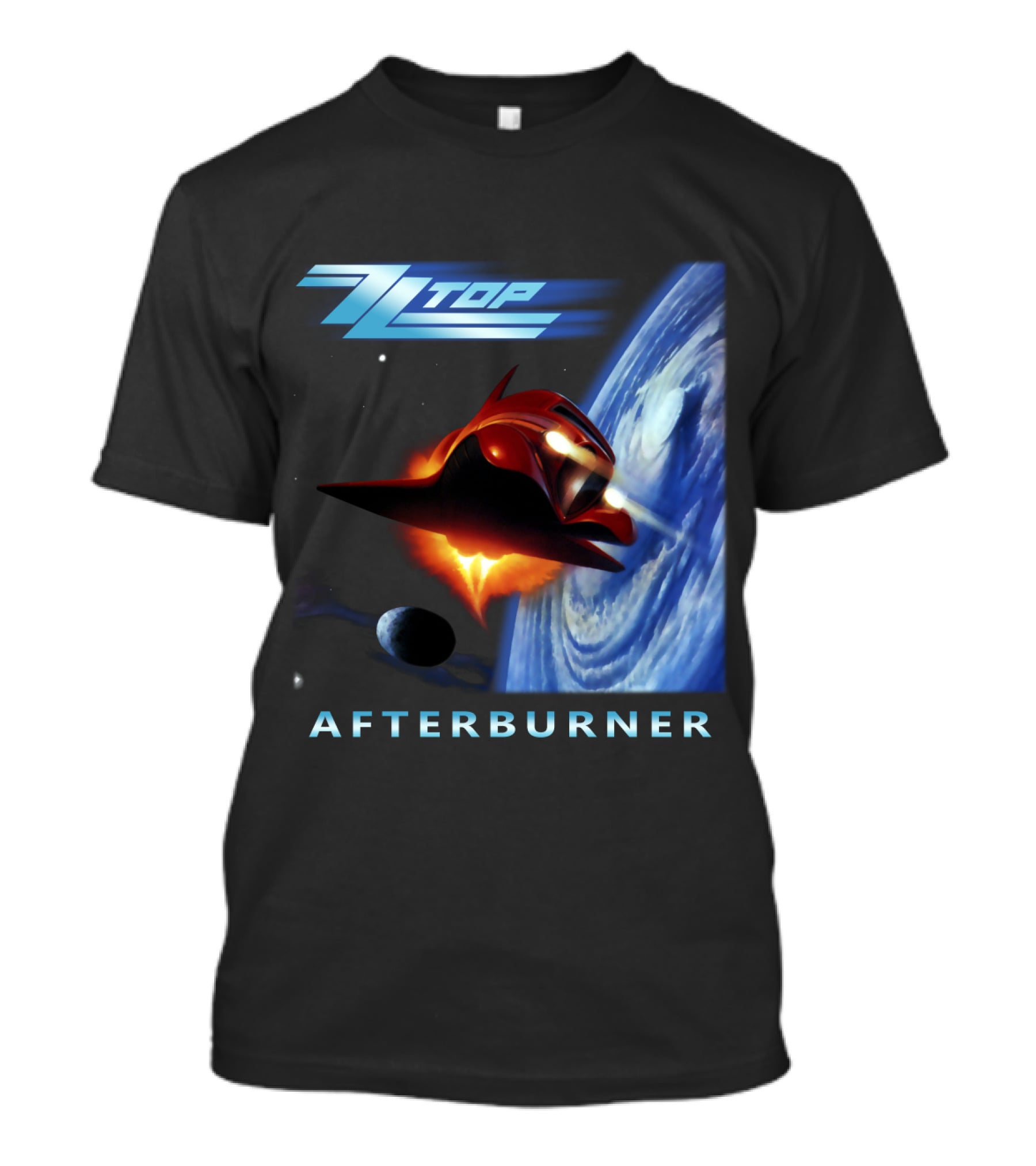 Zz Top Afterburner Spaceship Planet T-Shirt