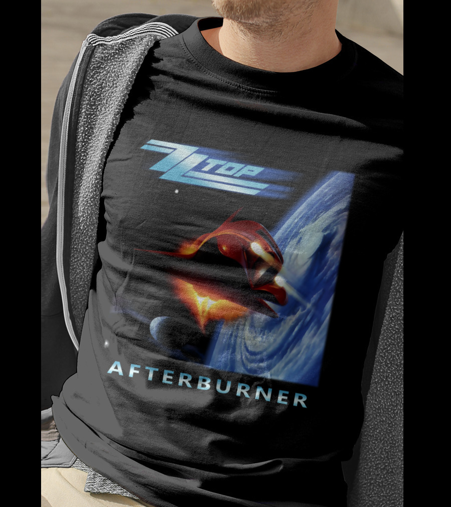 Zz Top Afterburner Spaceship Planet T-Shirt