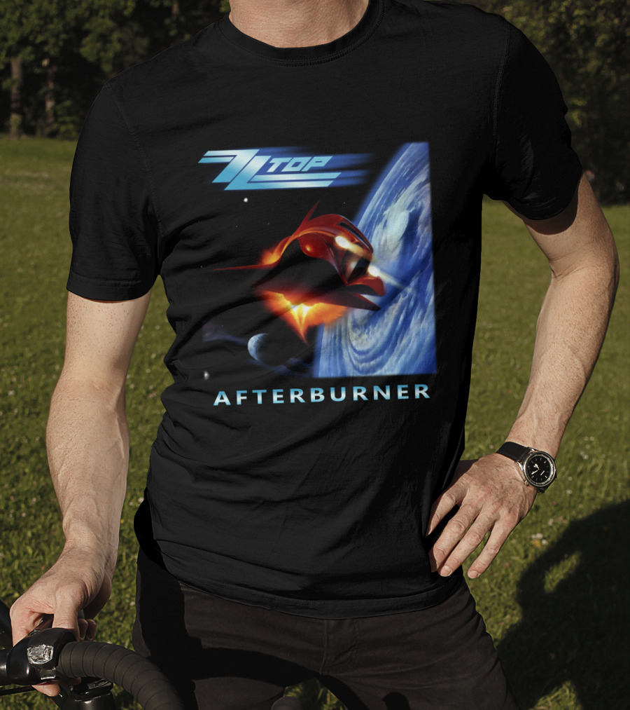 Zz Top Afterburner Spaceship Planet T-Shirt