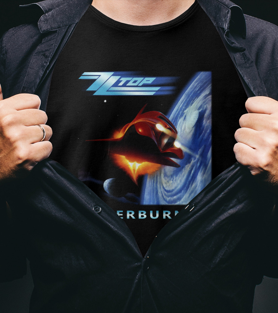 Zz Top Afterburner Spaceship Planet T-Shirt