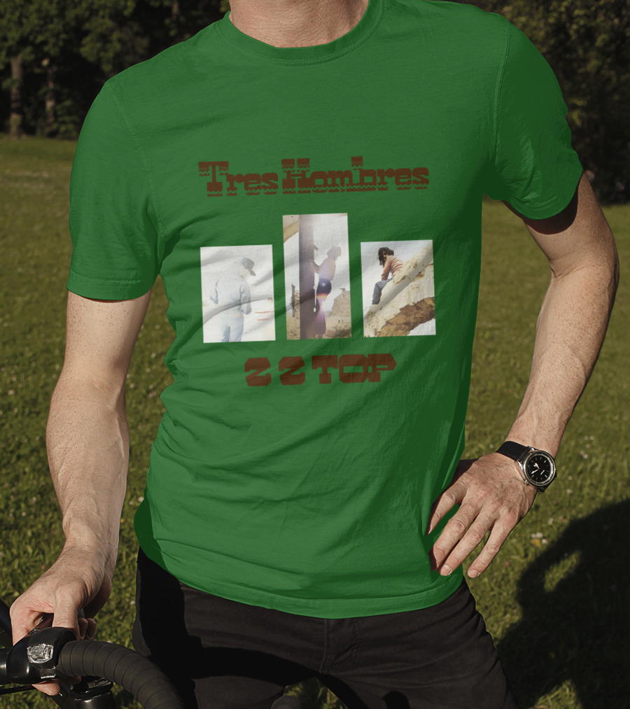 Tres Hombres Zz Top Vintage Album Cover T-Shirt