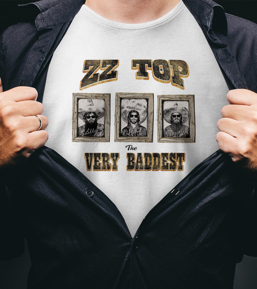 Zz Top The Very Baddest Billy Frank Dusty T-Shirt