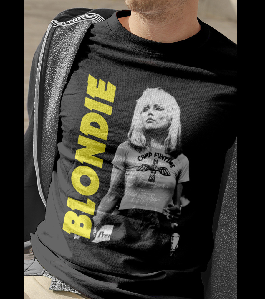 Blondie Camp Funtime Black And White T-Shirt