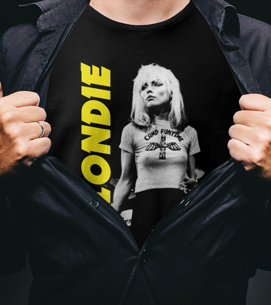 Blondie Camp Funtime Black And White T-Shirt
