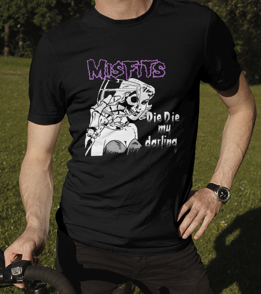 Misfits Die Die My Darling Vintage Comic Style Artwork T-Shirt