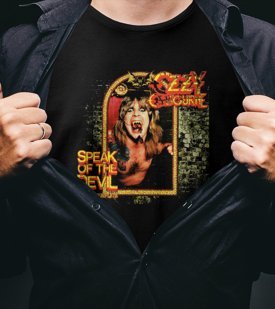 Ozzy Osbourne Speak Of The Devil Ritz 1982 Complete T-Shirt